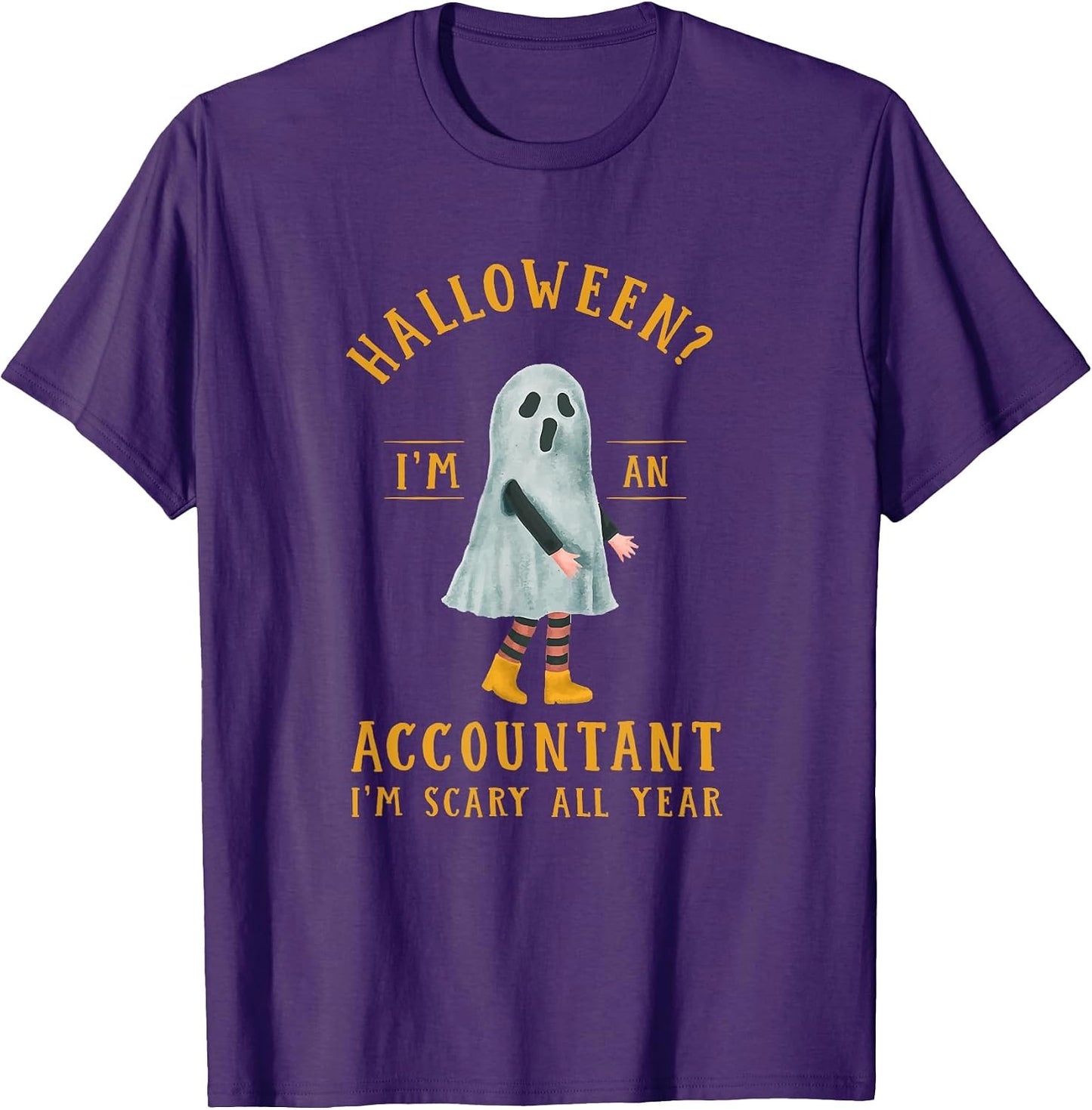 Certified Public Accountant Spooky Ghost Funny