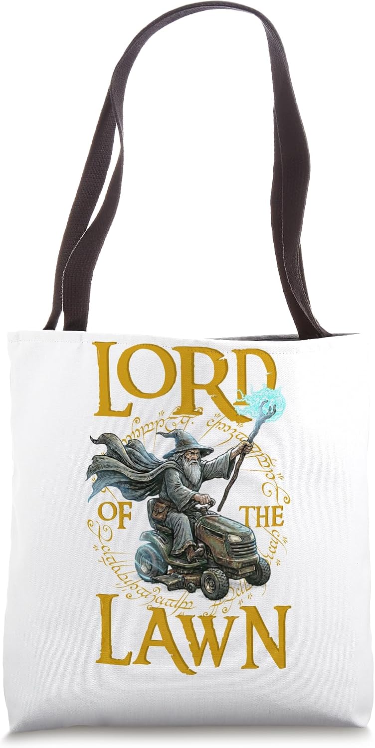 Lord of the Lawn Nerd Dad Fantasy Tee