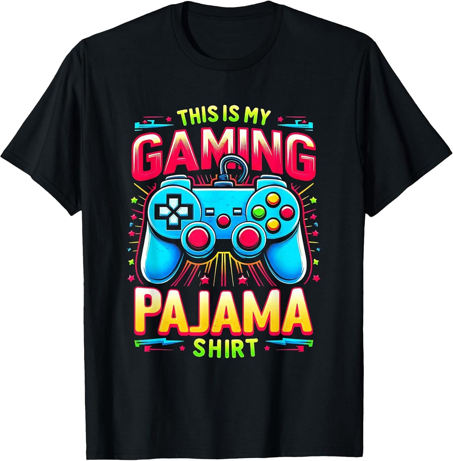 Gaming Pajama Shirt Gamepad Video Game Gamer