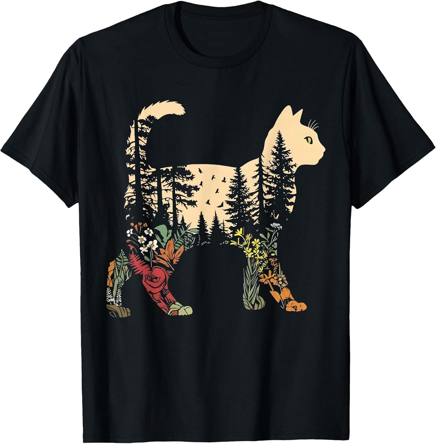 Nature Trees Wild Flowers Floral Cat
