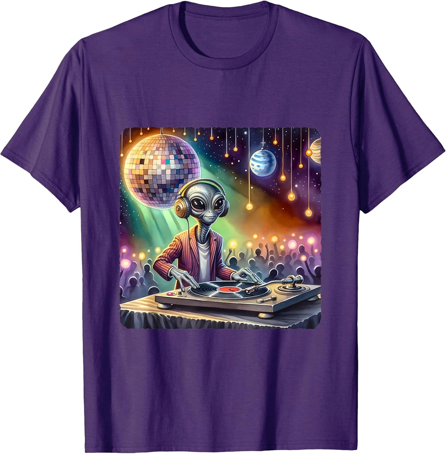 Imaginative Alien Dj Turntable Moon Planets Lights