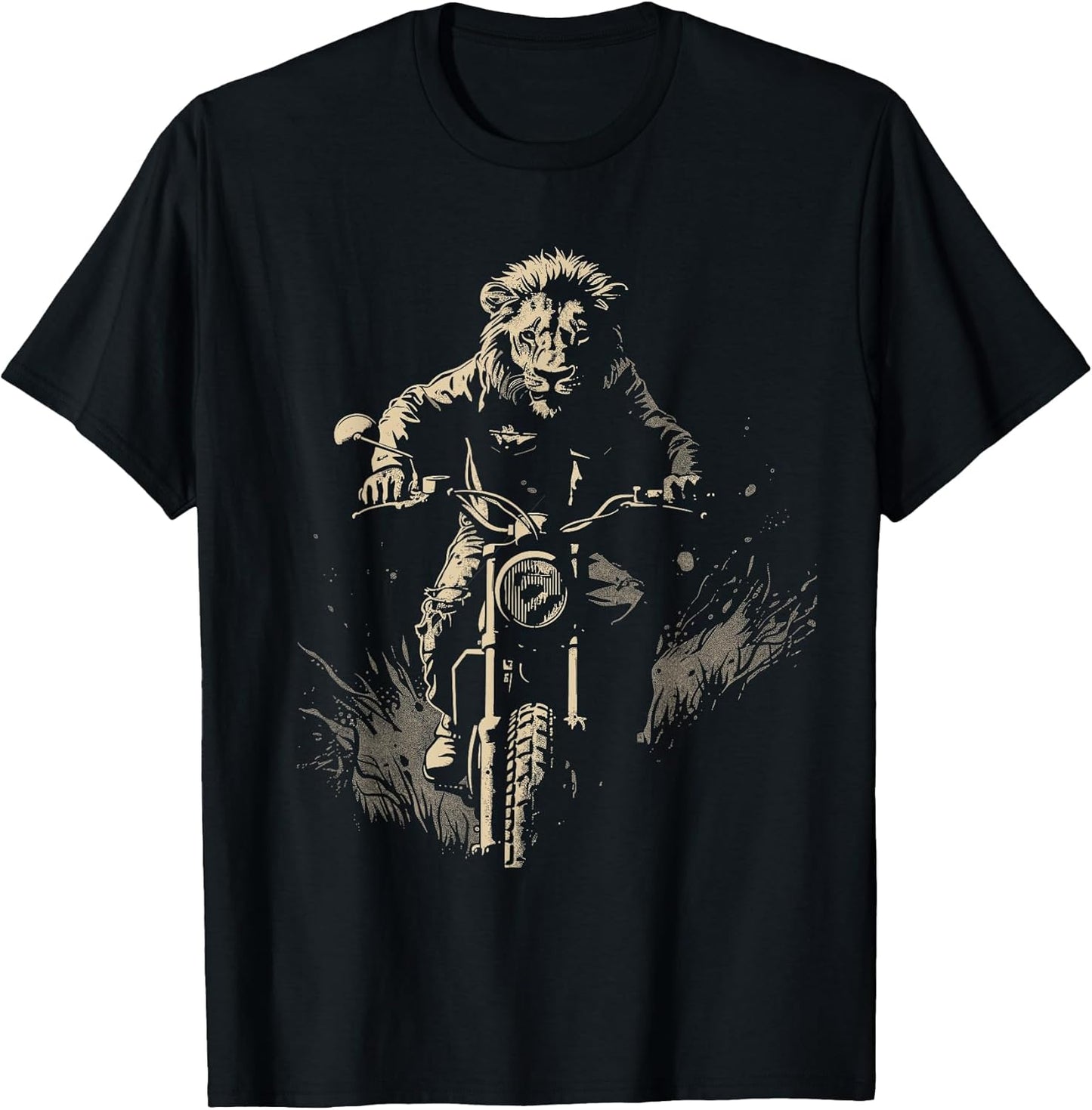 Lion Motorcycle Motor Bike Fathers day