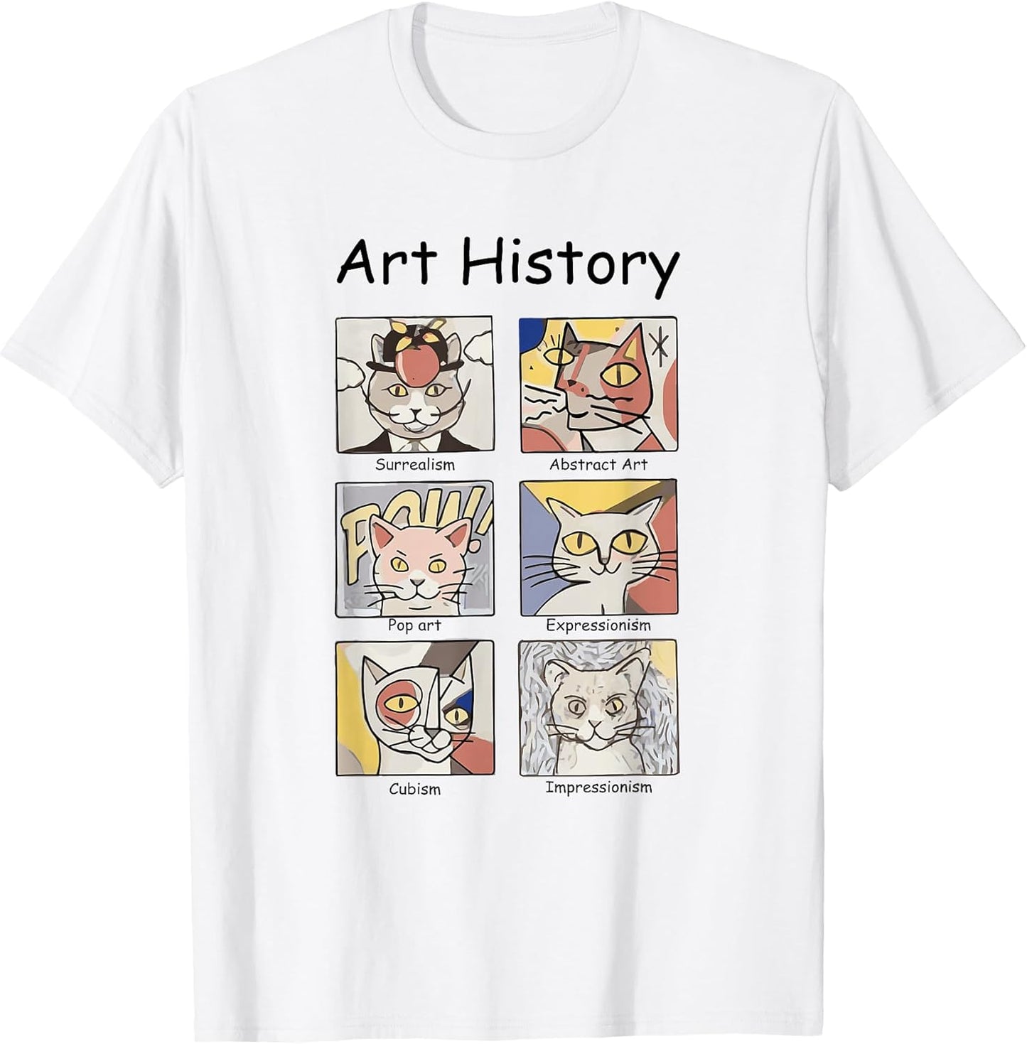 Art History Funny Cat Art Lover Painting Painter