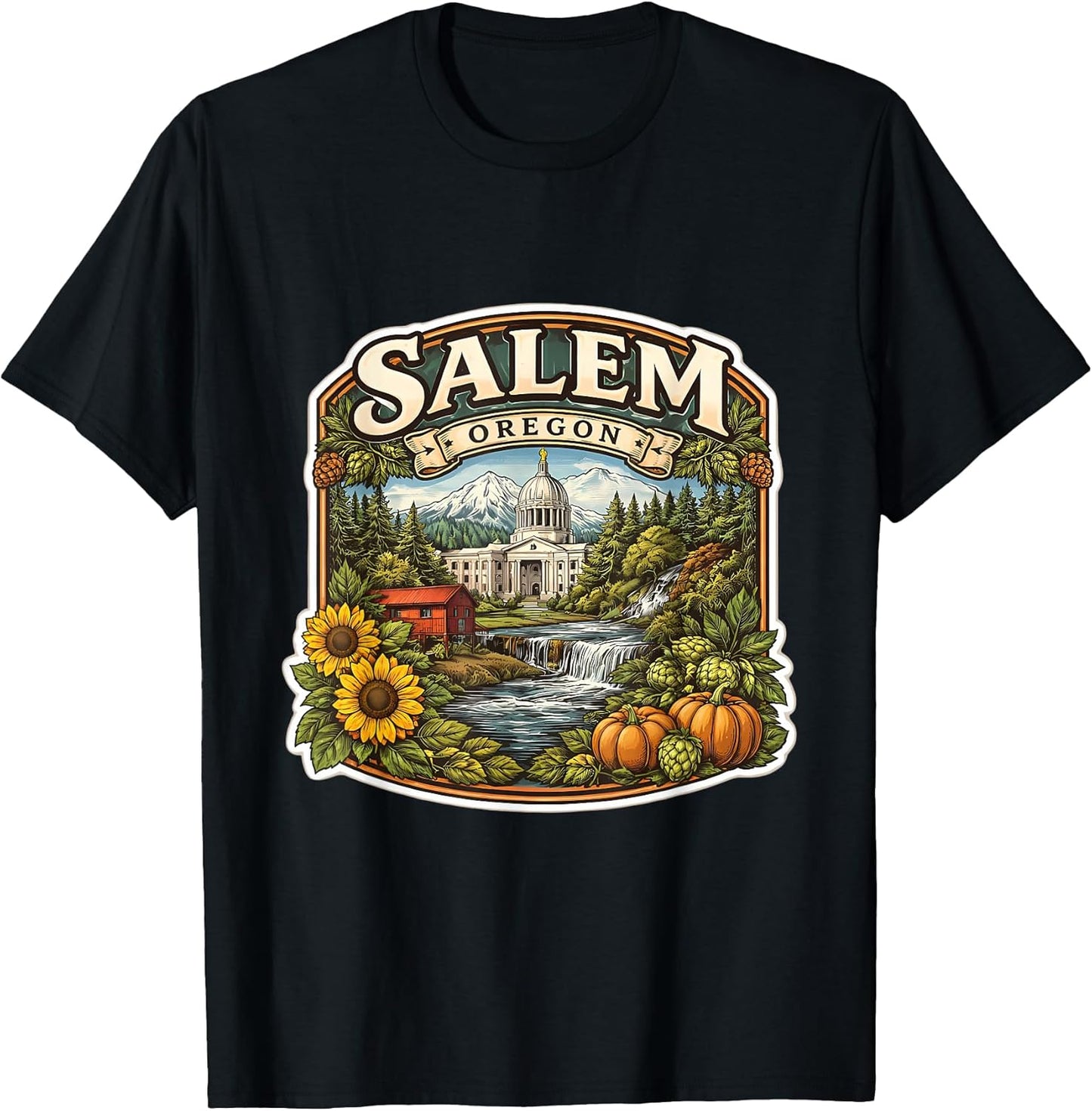 Salem Oregon Souvenir City State Capital Merch