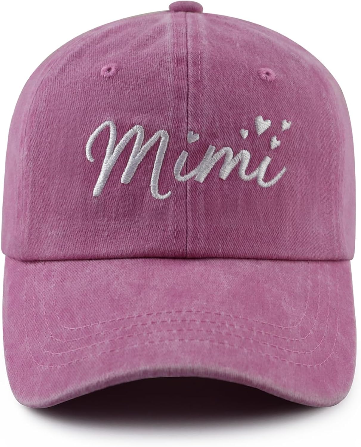 Nana Gigi Mimi Hat for Women, Funny Adjustable Cotton Embroidered Grandma Baseball Cap