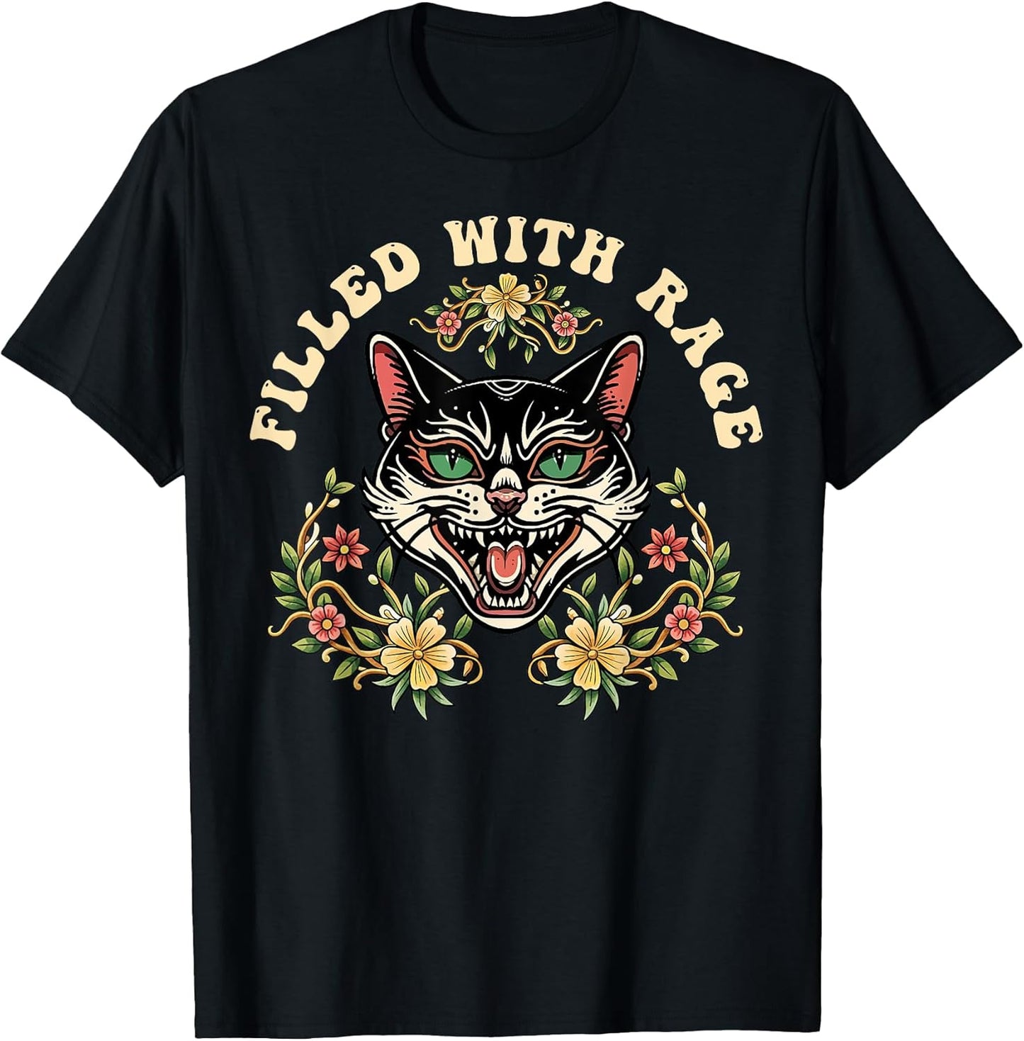 Filled With Rage Cute Cat Tees