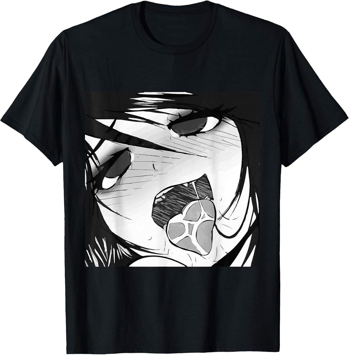 Ecchi Otaku Hentai Waifu Ahegao Girl Manga Anime T-Shirt T-Shirt