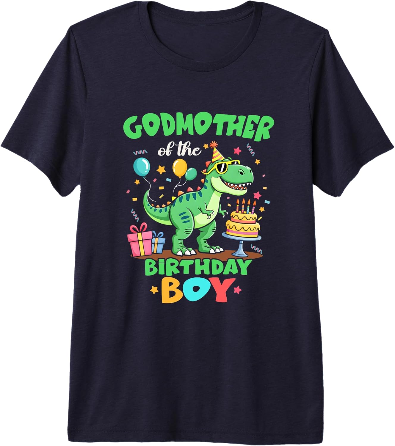 Godmother T-Rex Dinosaur Family Birthday Matching