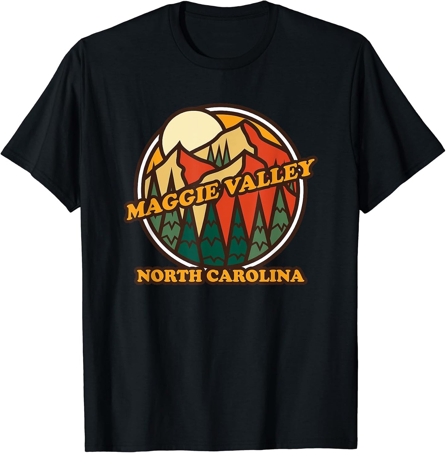 Retro Maggie Valley North Carolina Home State Gift