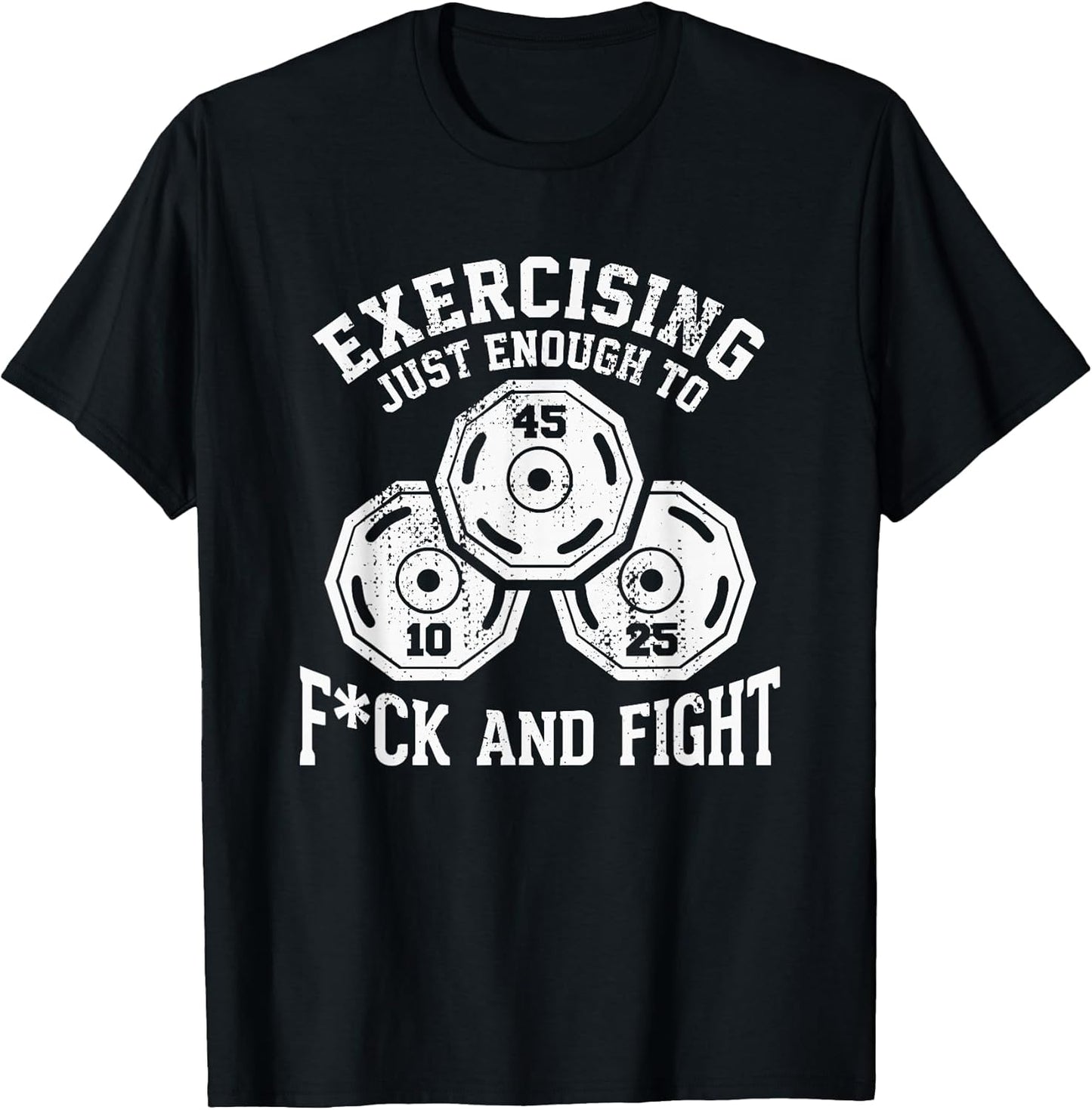 Exercising Enough To F And Fight Funny Gym Humor