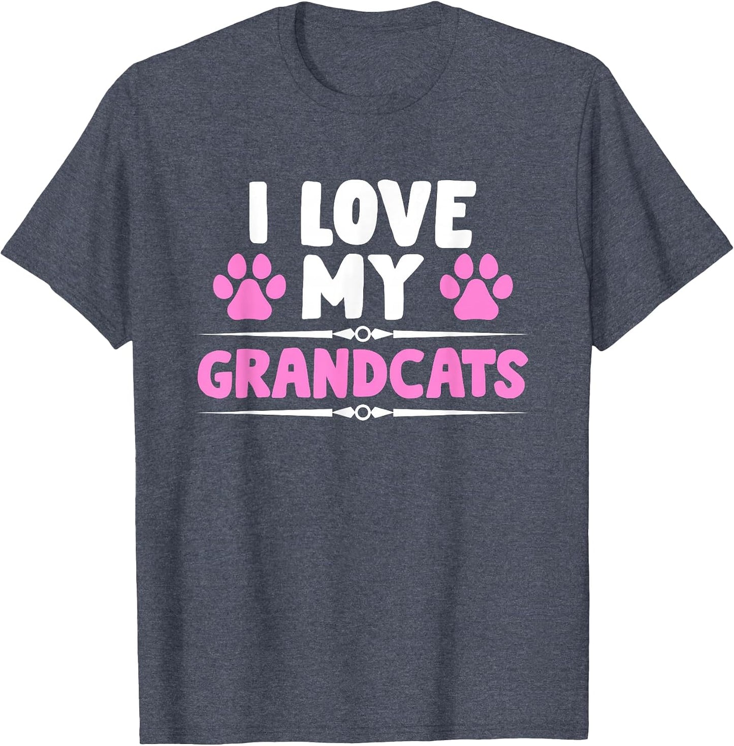 I love my Grandcats - Cat Lover Granddad Grandma Grandparent T-Shirt