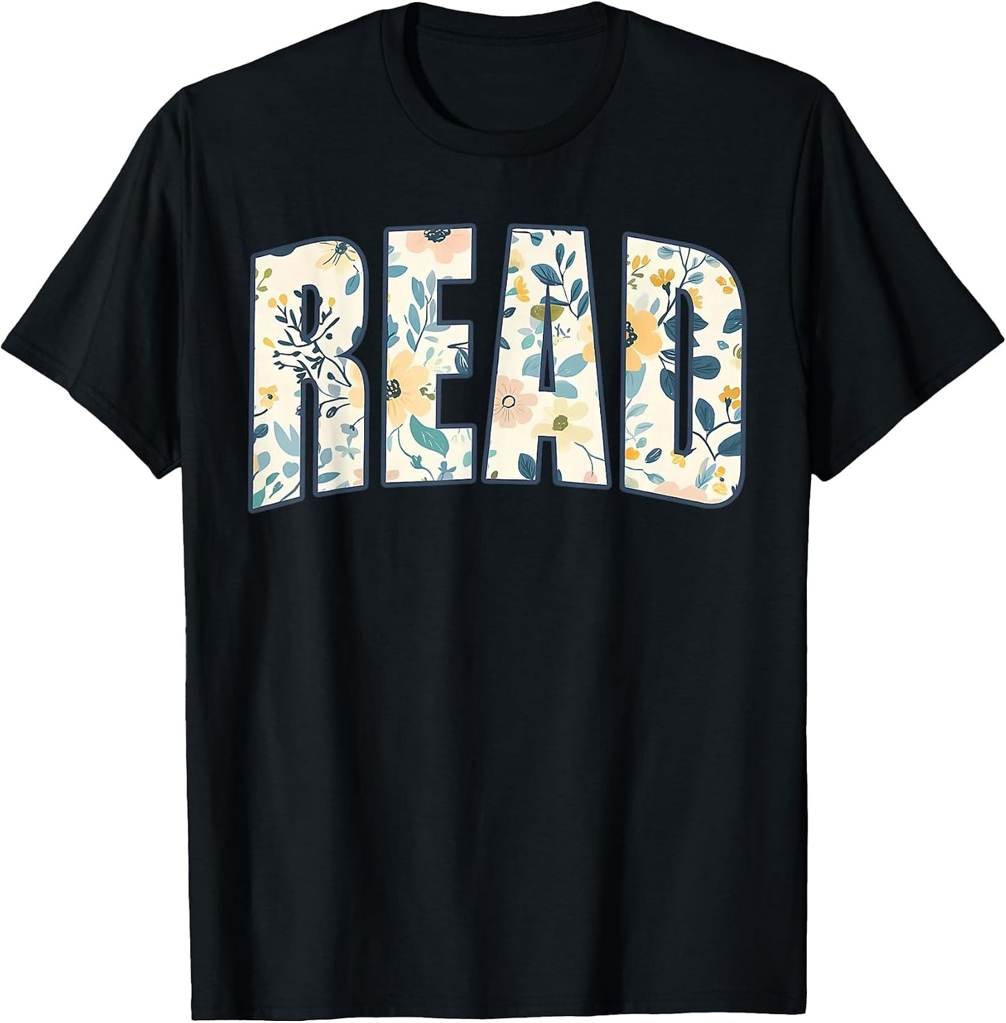 Retro Read Floral Bookworm Teacher Back To School