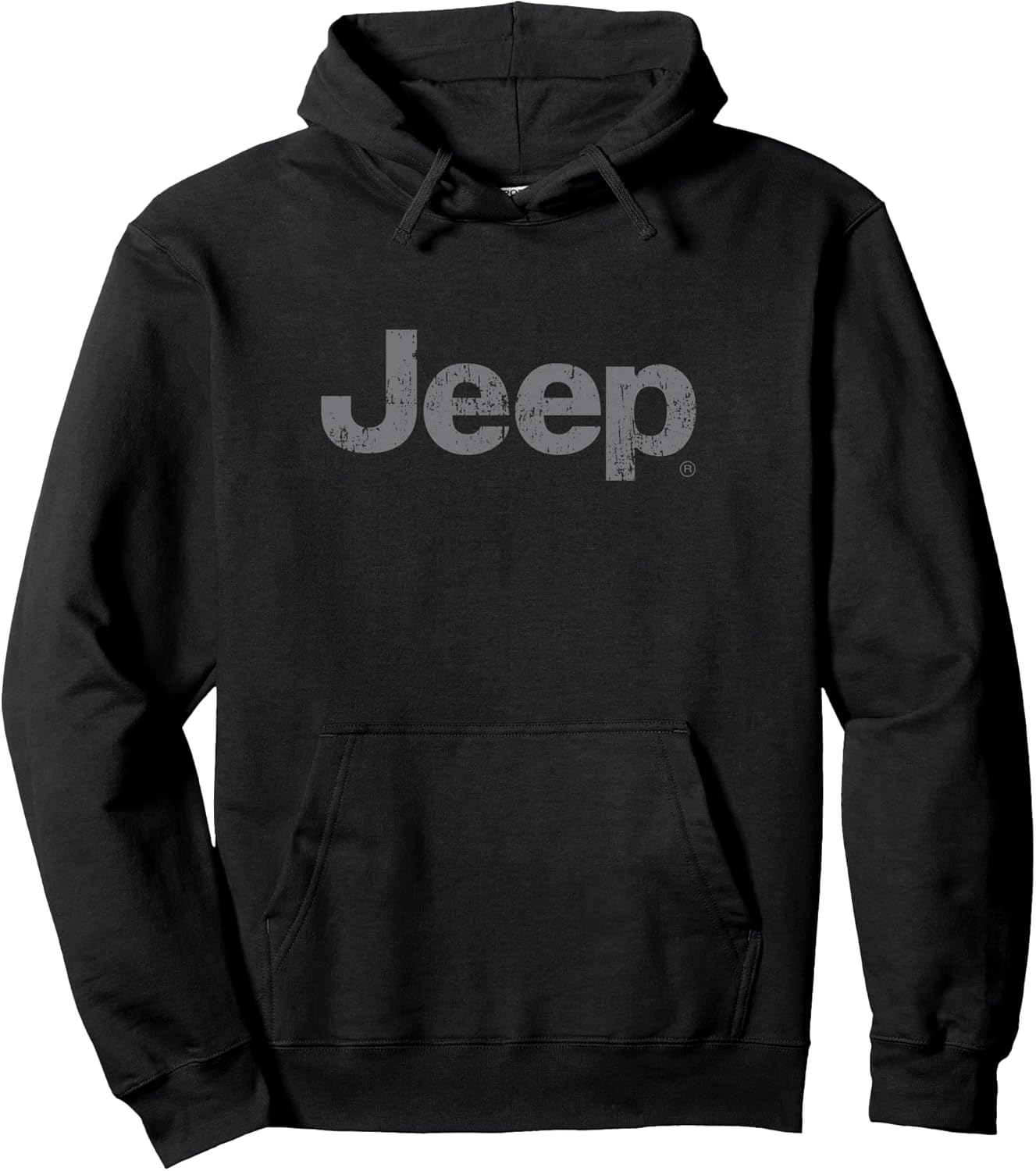 Iconic Distressed Logo -For Men - Classic Graphic Pullover Hoodie