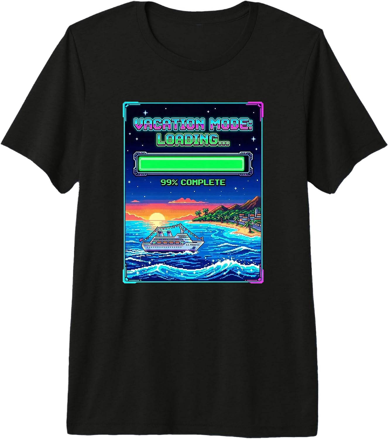 Gamer Cruise Vacation Retro Video Gaming Designs