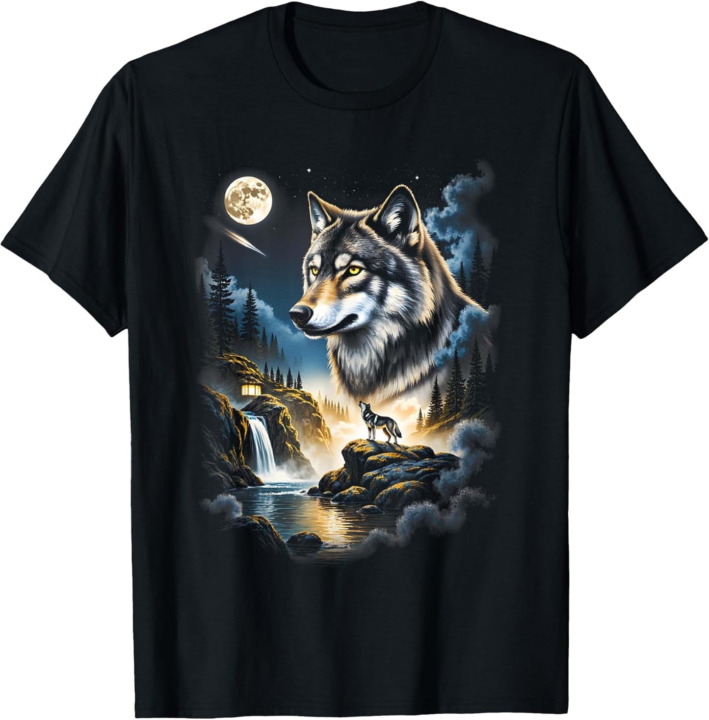 Love wolf tshirt costume men, kids and women