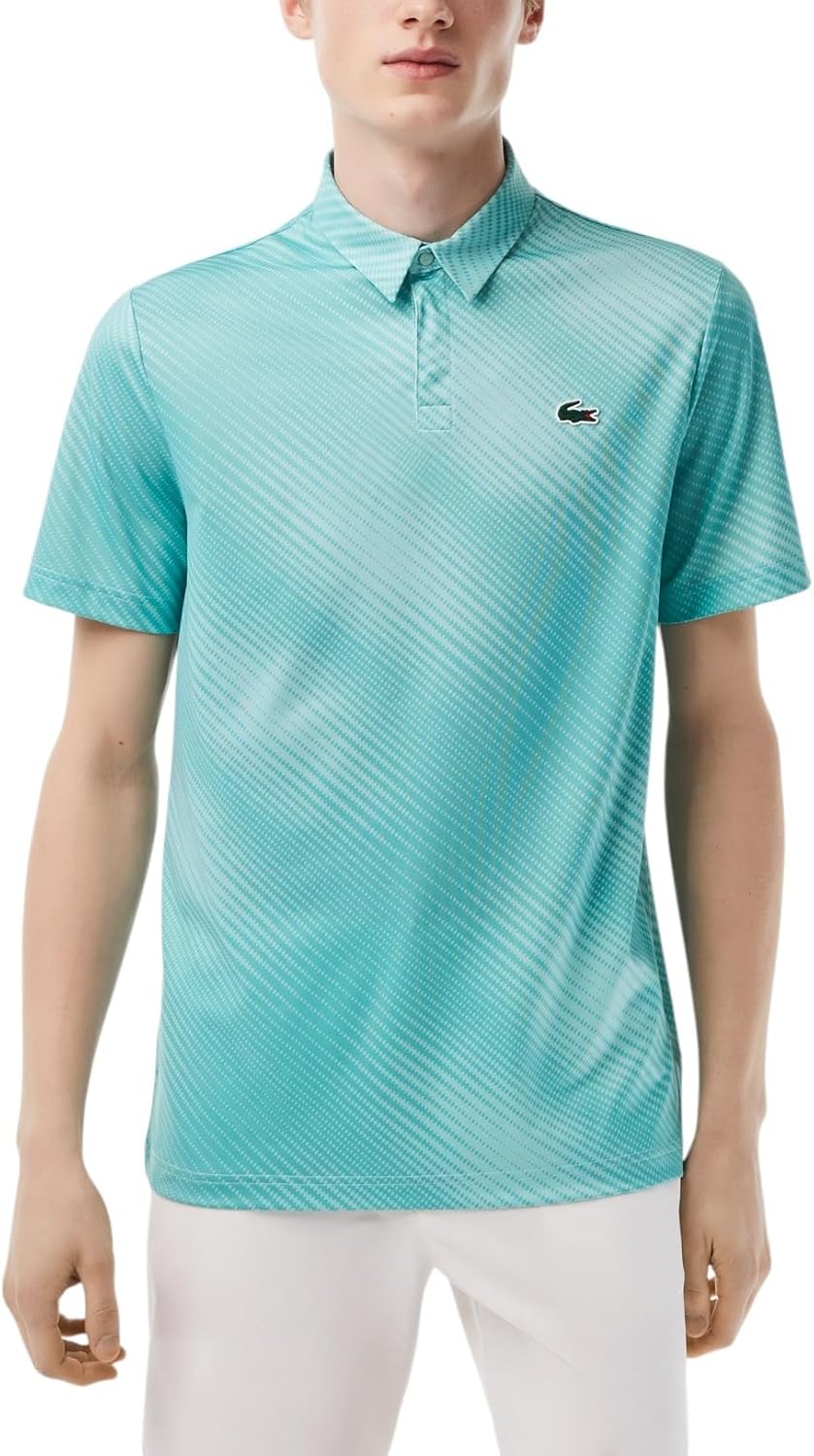 Mens Regular Fit Uv Protect Golf Polo Shirt