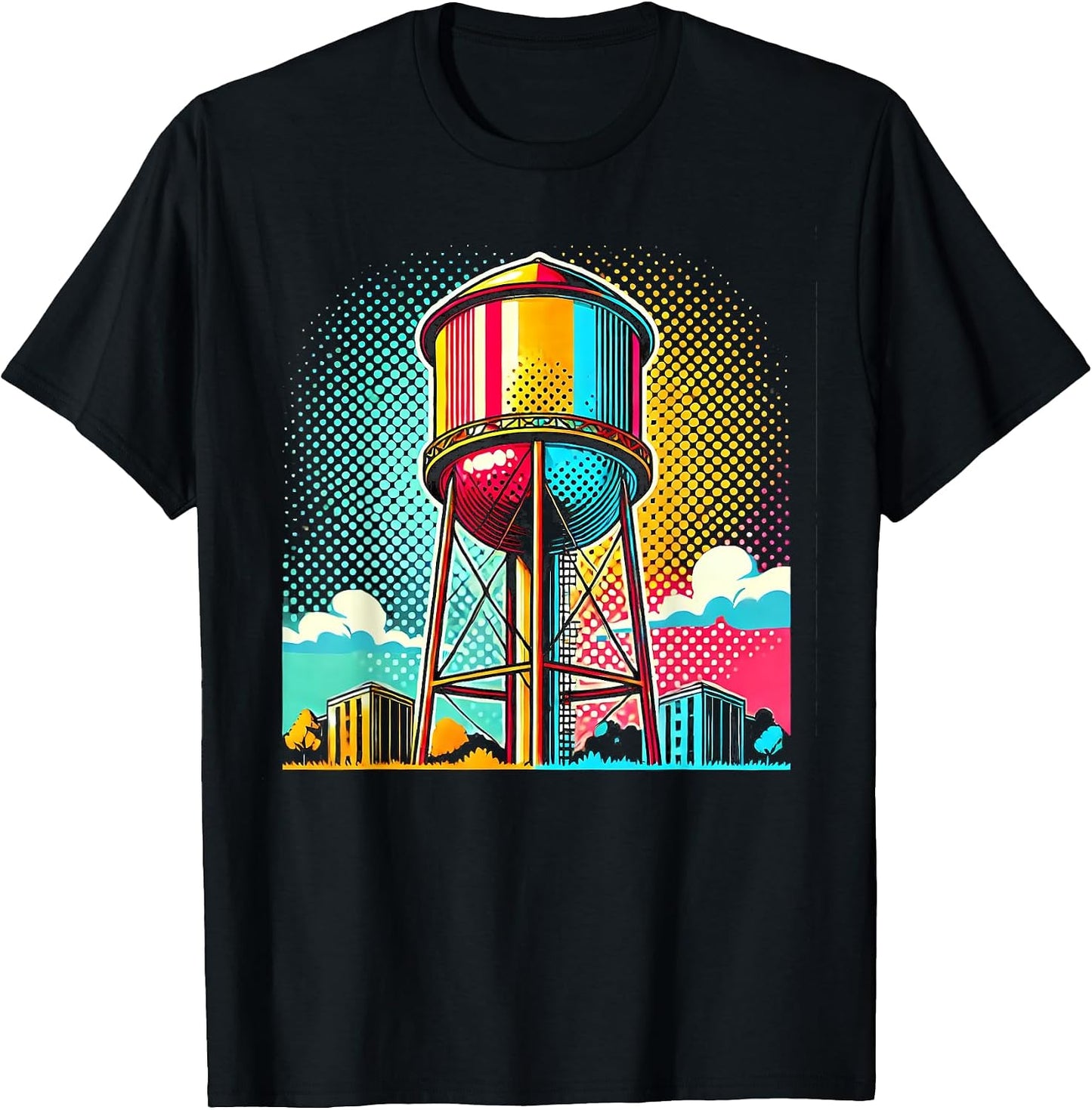 Vibrant Cityscape Apparel