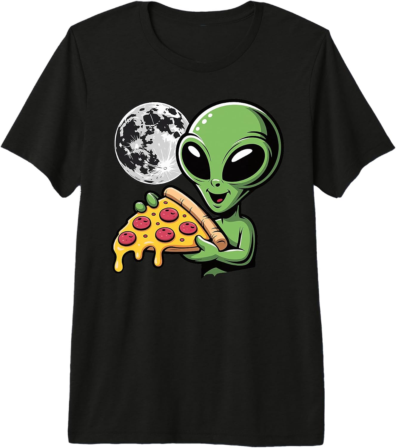 Alien Pizza Slice Vibe