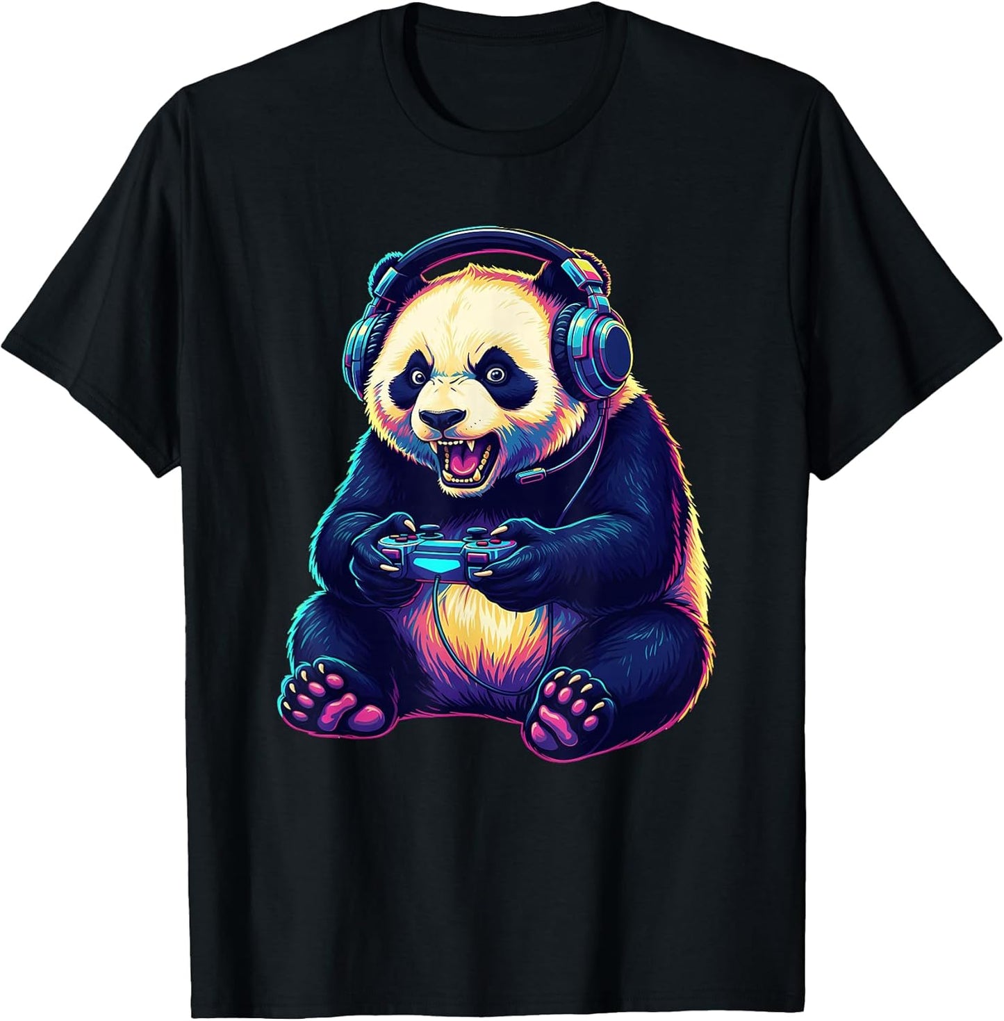 Panda Gamer Lovers Animal Men Women Kids