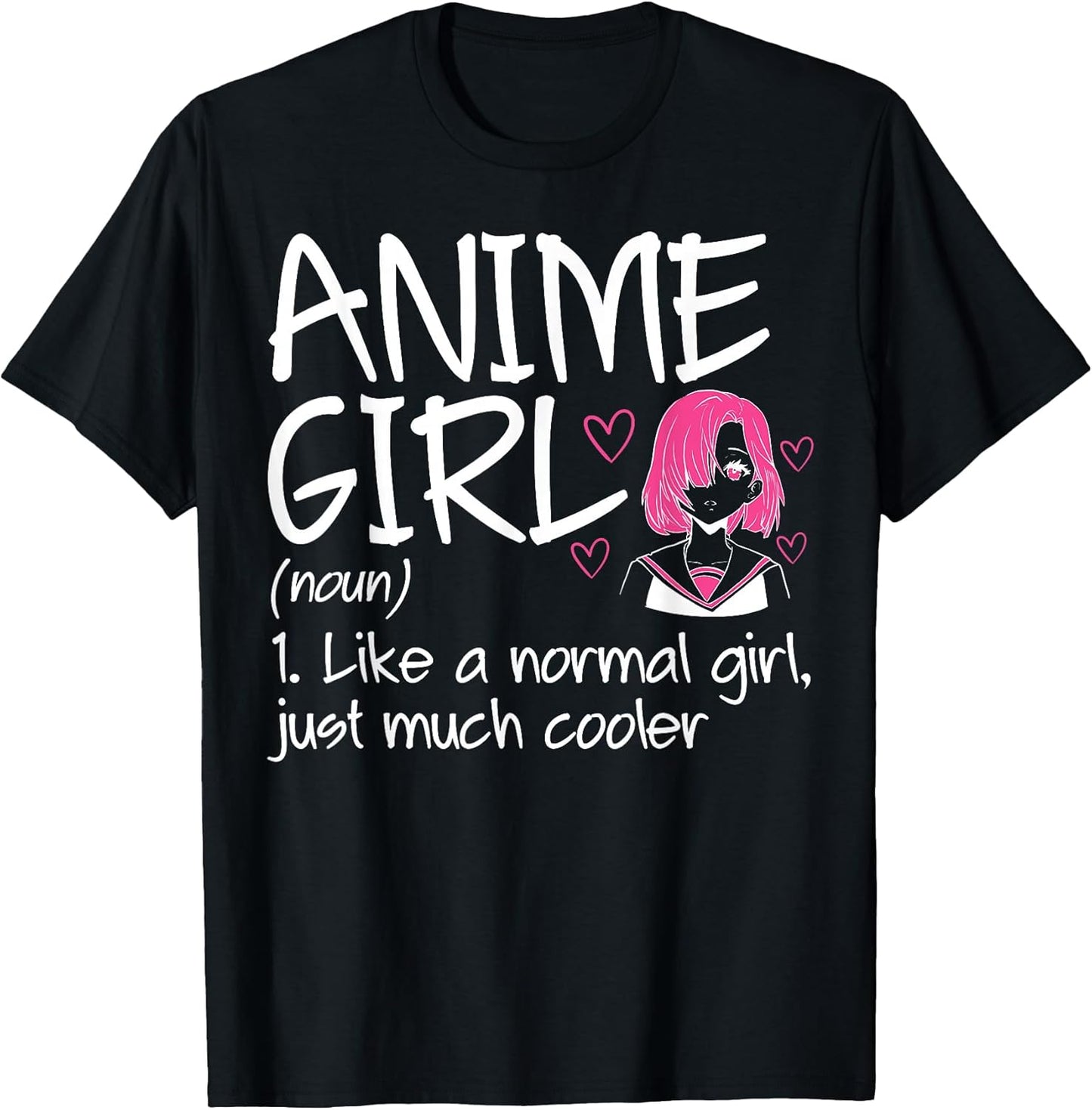 Anime Girl Definition Anime Lovers Merch T-Shirt Small