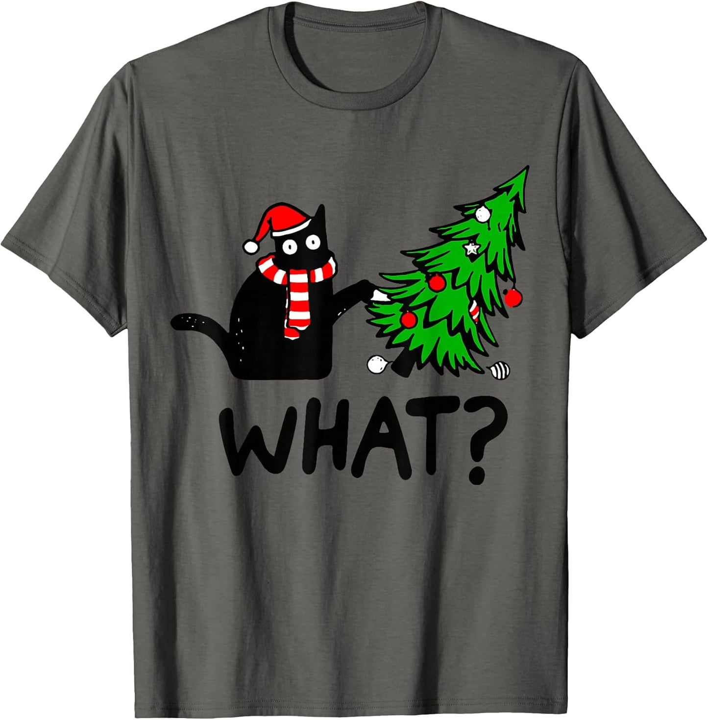 Cat What Christmas Tree Tops