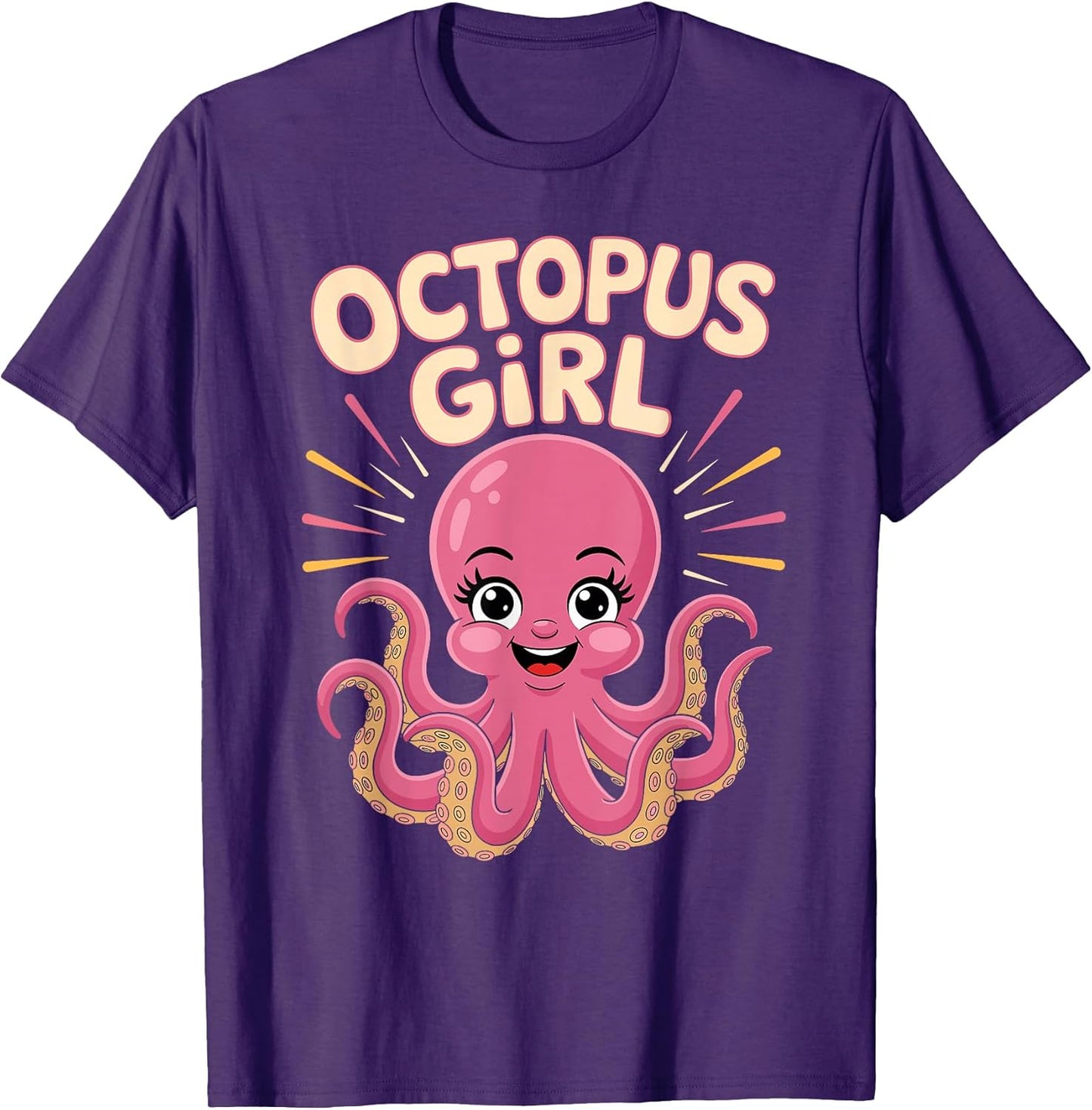 Octopus Girl Ocean Cute Sea Creature Humor