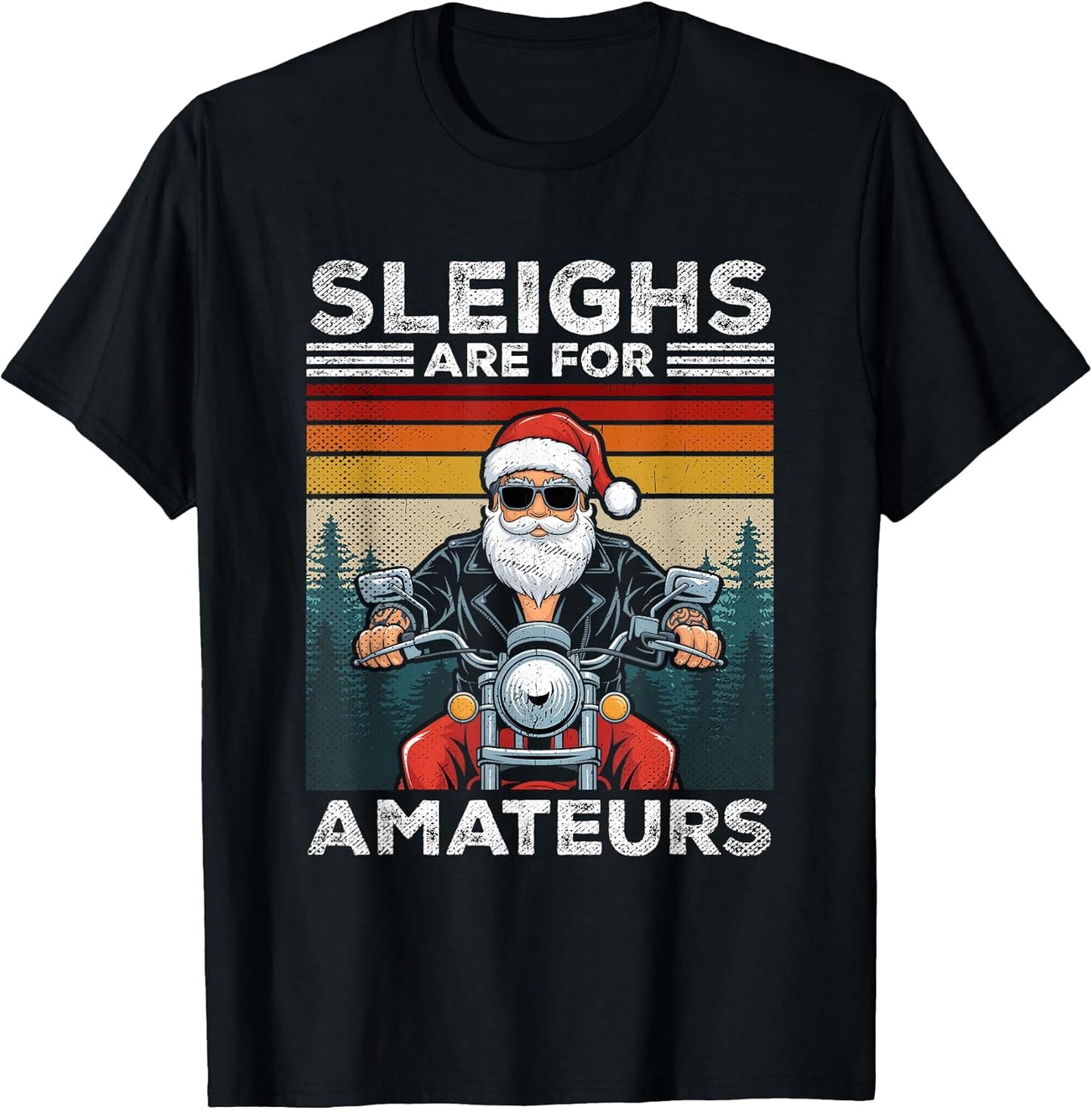Christmas Motorbike Merch For Men Humorous Biker