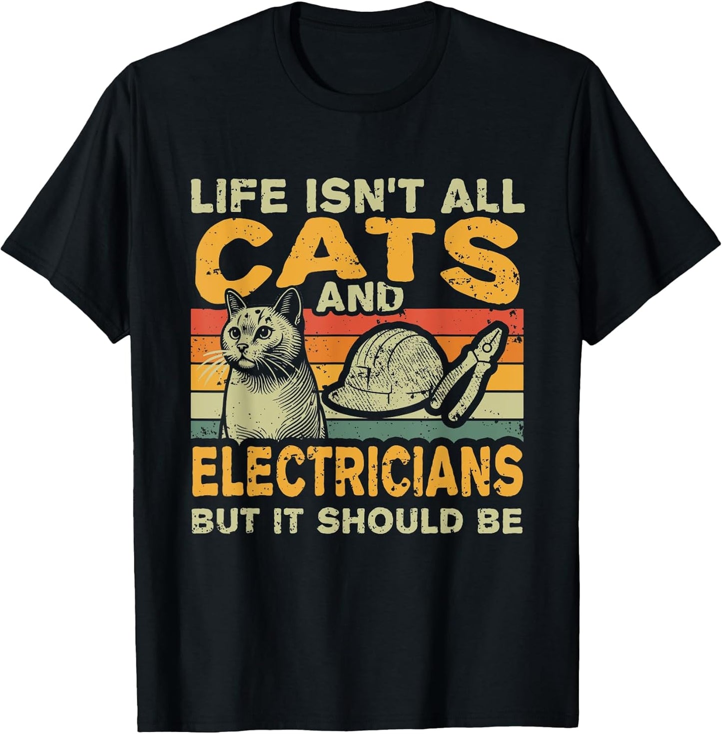 Funny Cat Owner And Electrician Gift