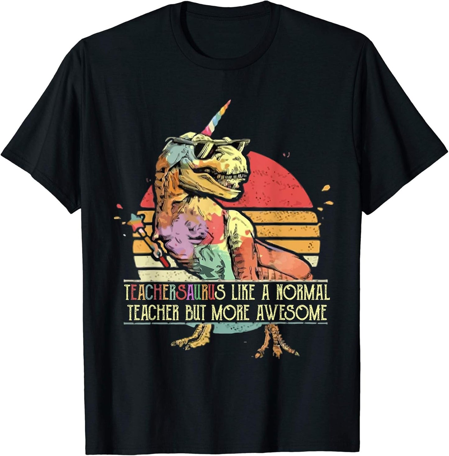 Teachersaurus Teacher T-Rex By Merch