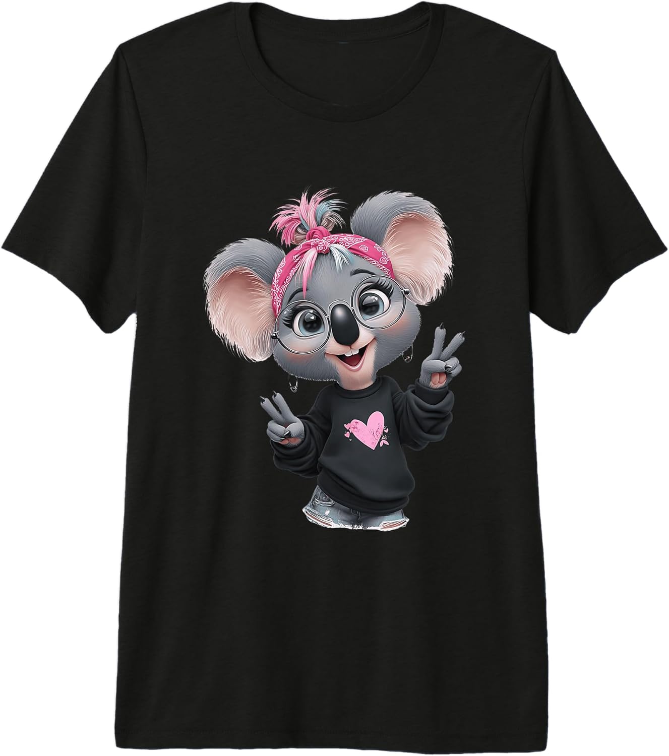 Stylish Koala Lover Kawaii Fashion Graphics Girly