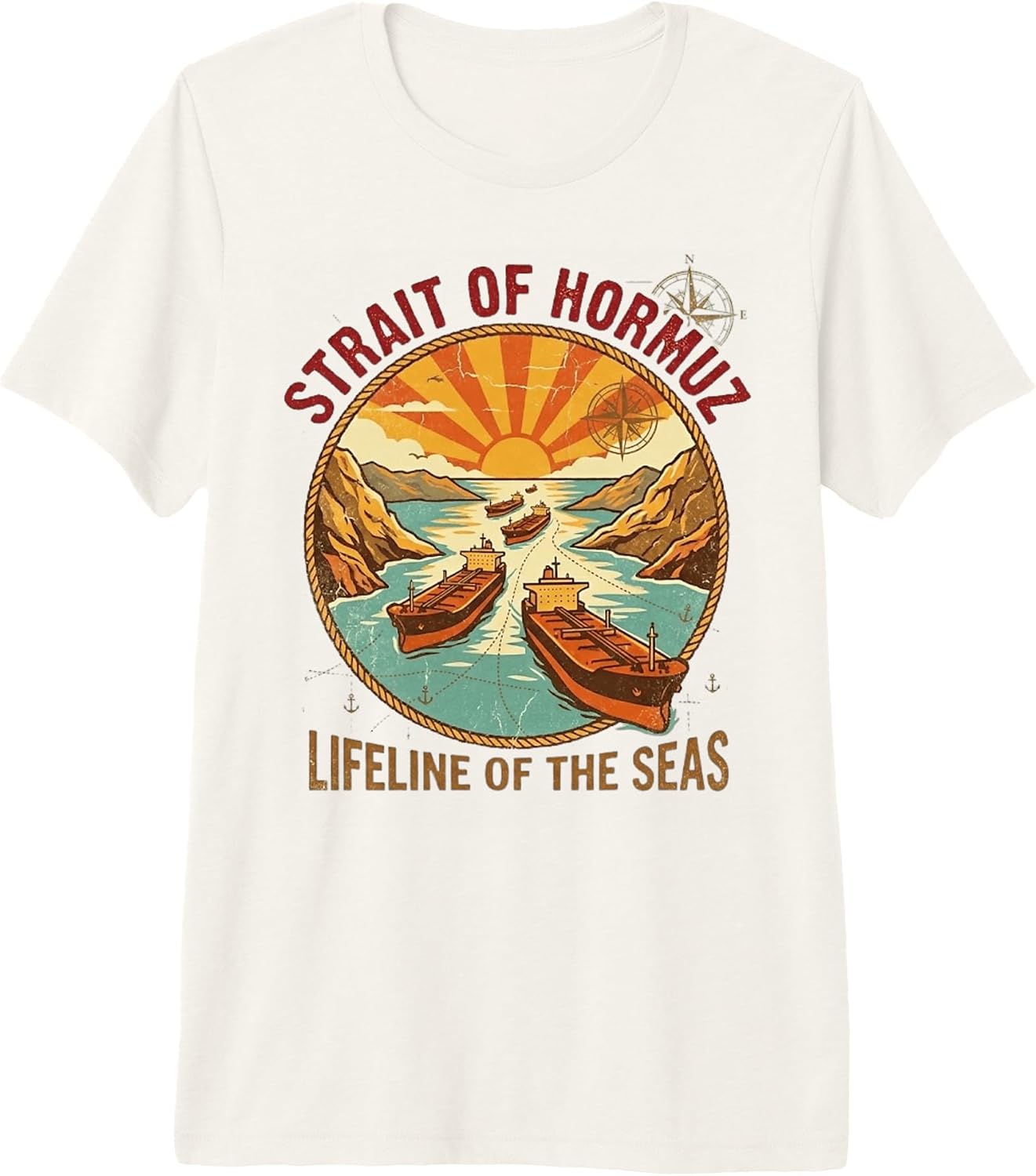 Retro Nautical & Historical Travel Tees