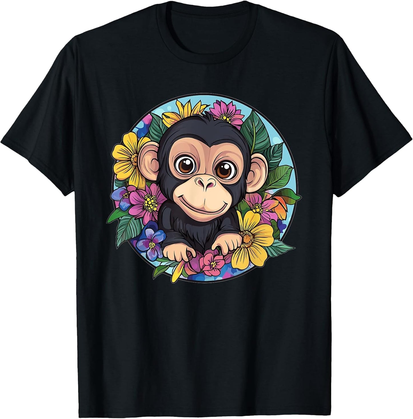 Colorful Monkey Art I Cartoon Monkey I Kids Monkey
