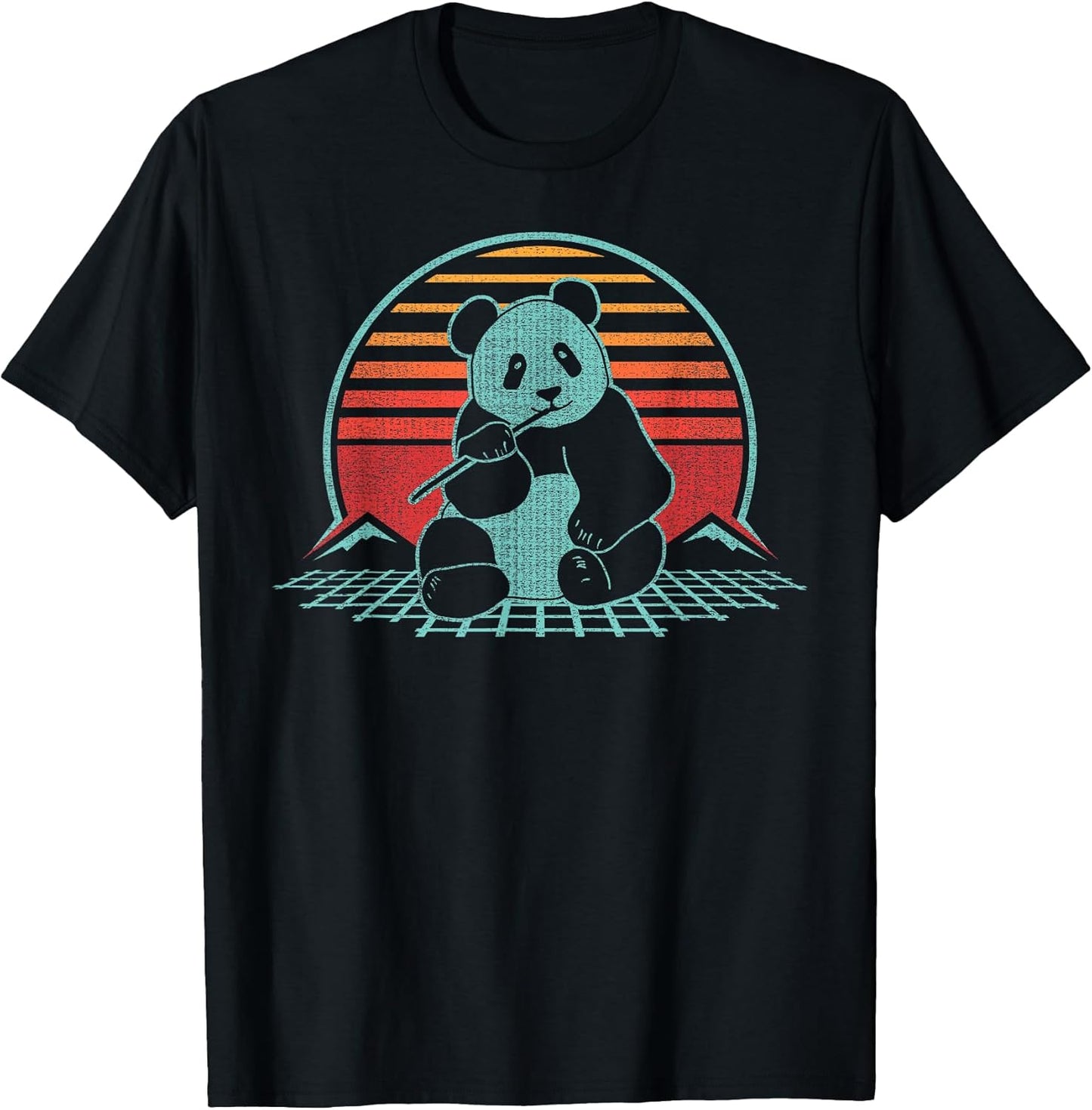 Retro Panda Vintage 80 Style