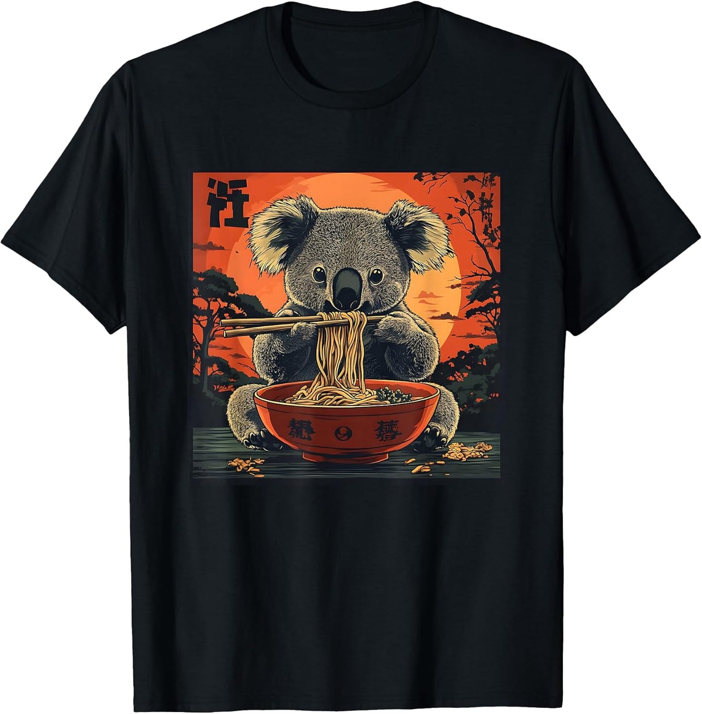 Anime Ramen Noodle Eating Apparel