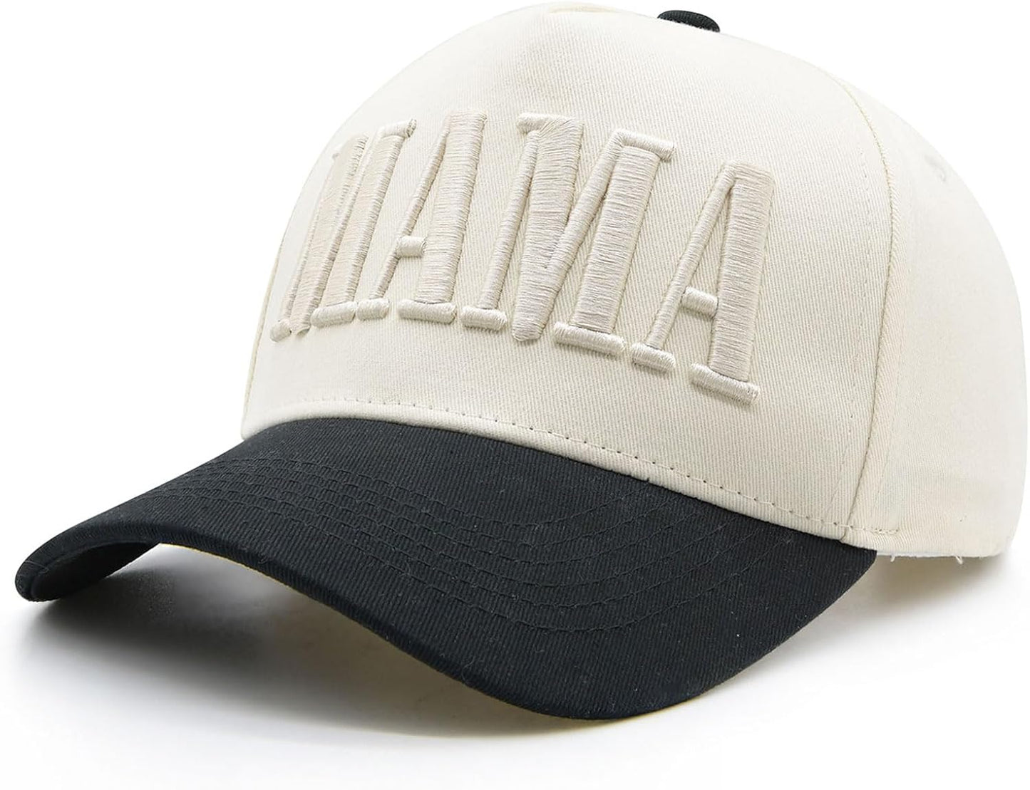 Womens Mama Trucker Hat, Vintage Snapback Mom Baseball Cap, Trendy New Mom Gifts Mothers Day Outfits for Mommin