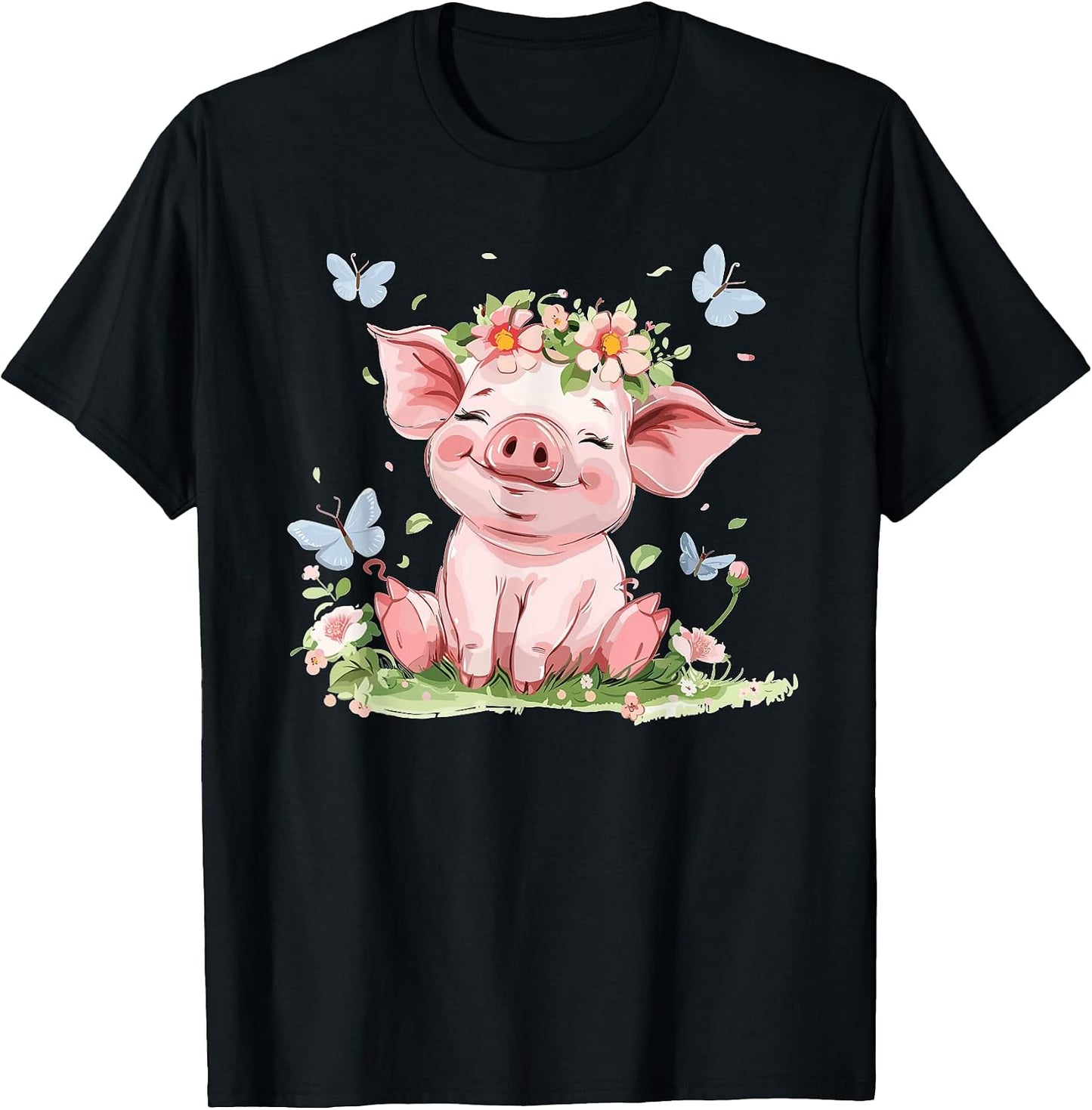 Colorful Pig Art I Cartoon Pig