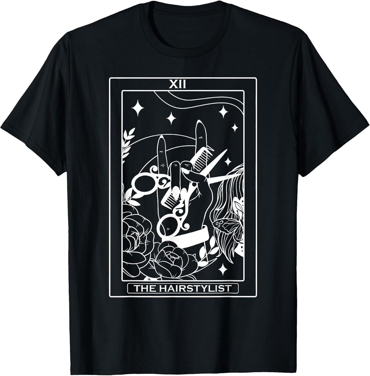 Funny Skeleton Tarot Card Hairdresser Costume