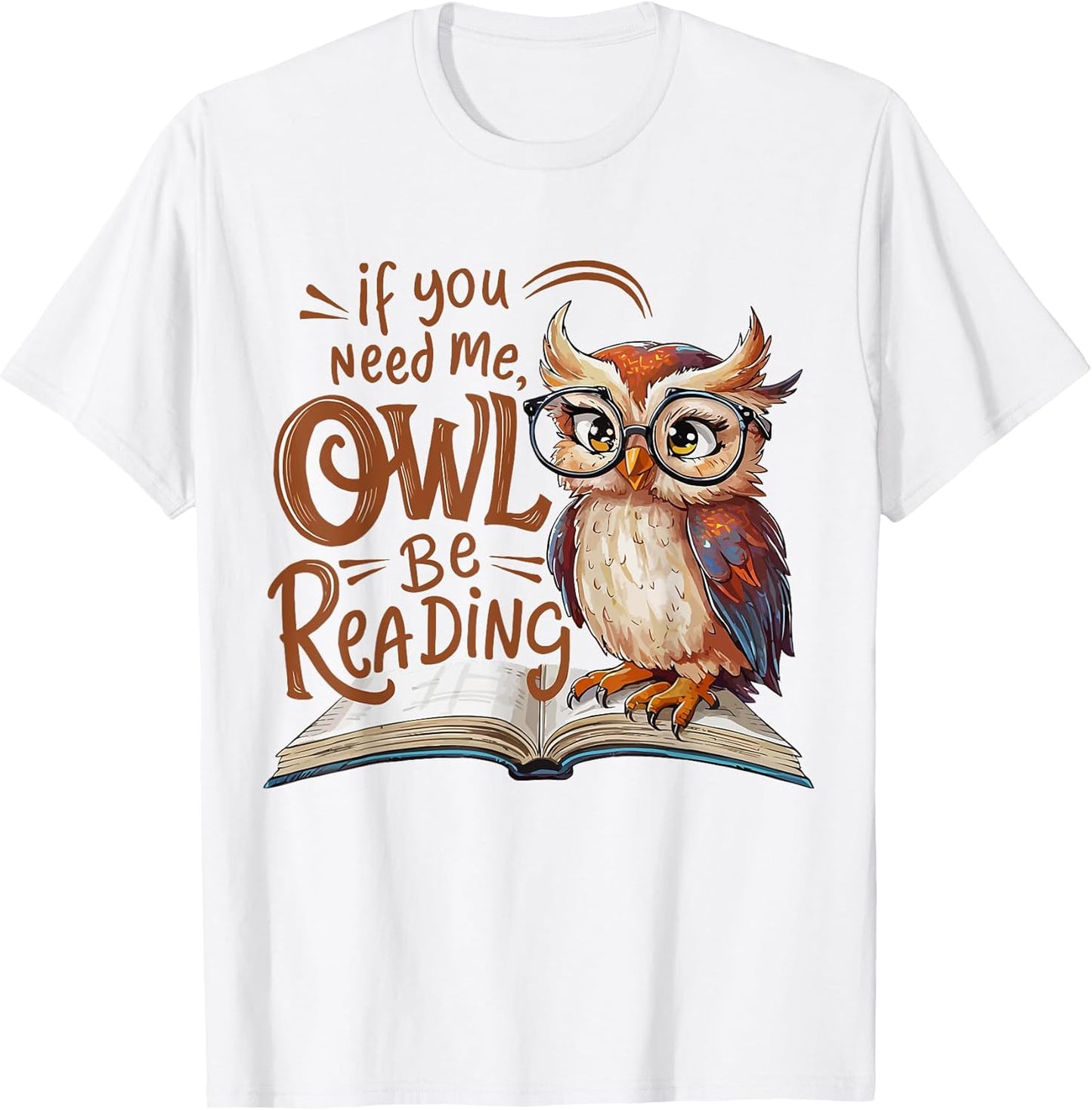 Owl Reading Funny Book Quotes Teachers Outfit