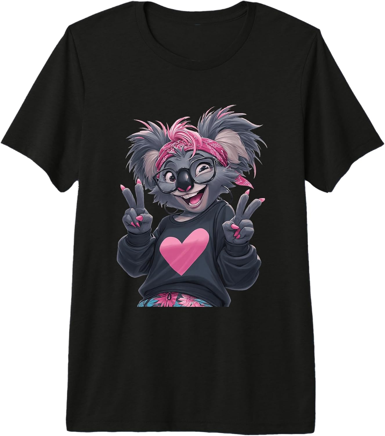 Stylish Koala Lover Kawaii Marsupial Graphics