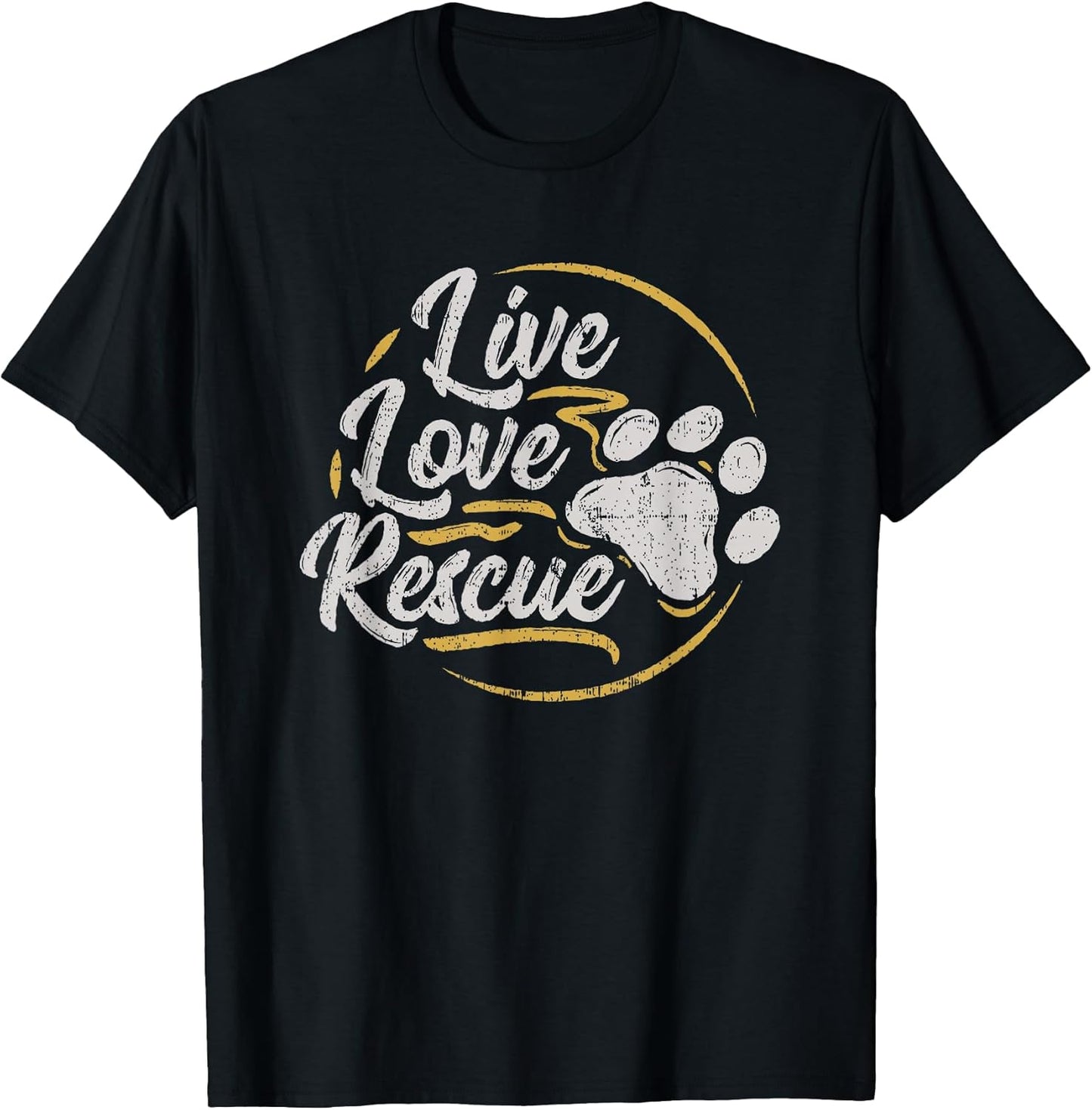 Live Love Rescue - Dog Lover Adopt a Dog Adoption T-Shirt T-Shirt