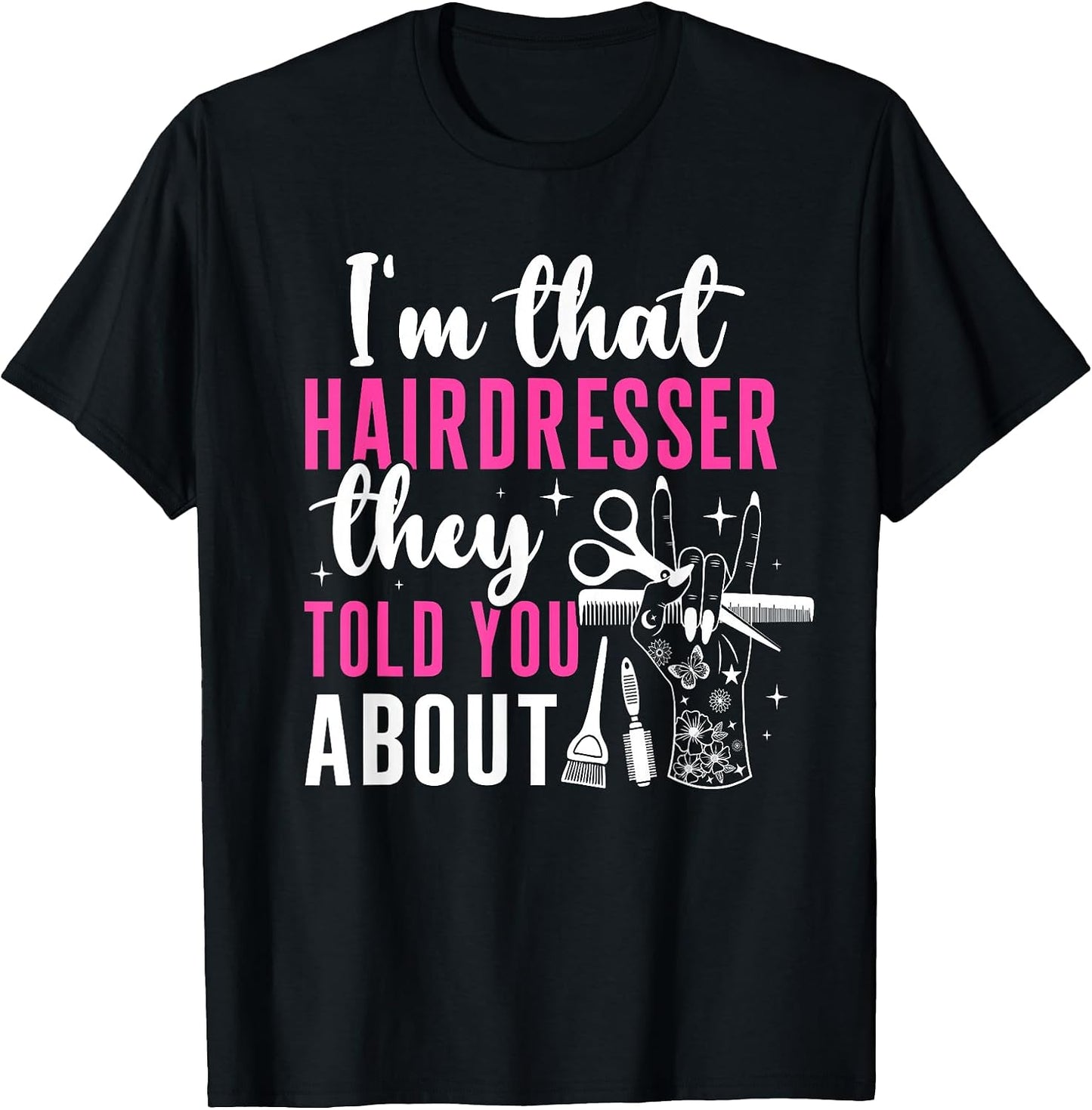 Funny Hair Stylist Hair Dresser