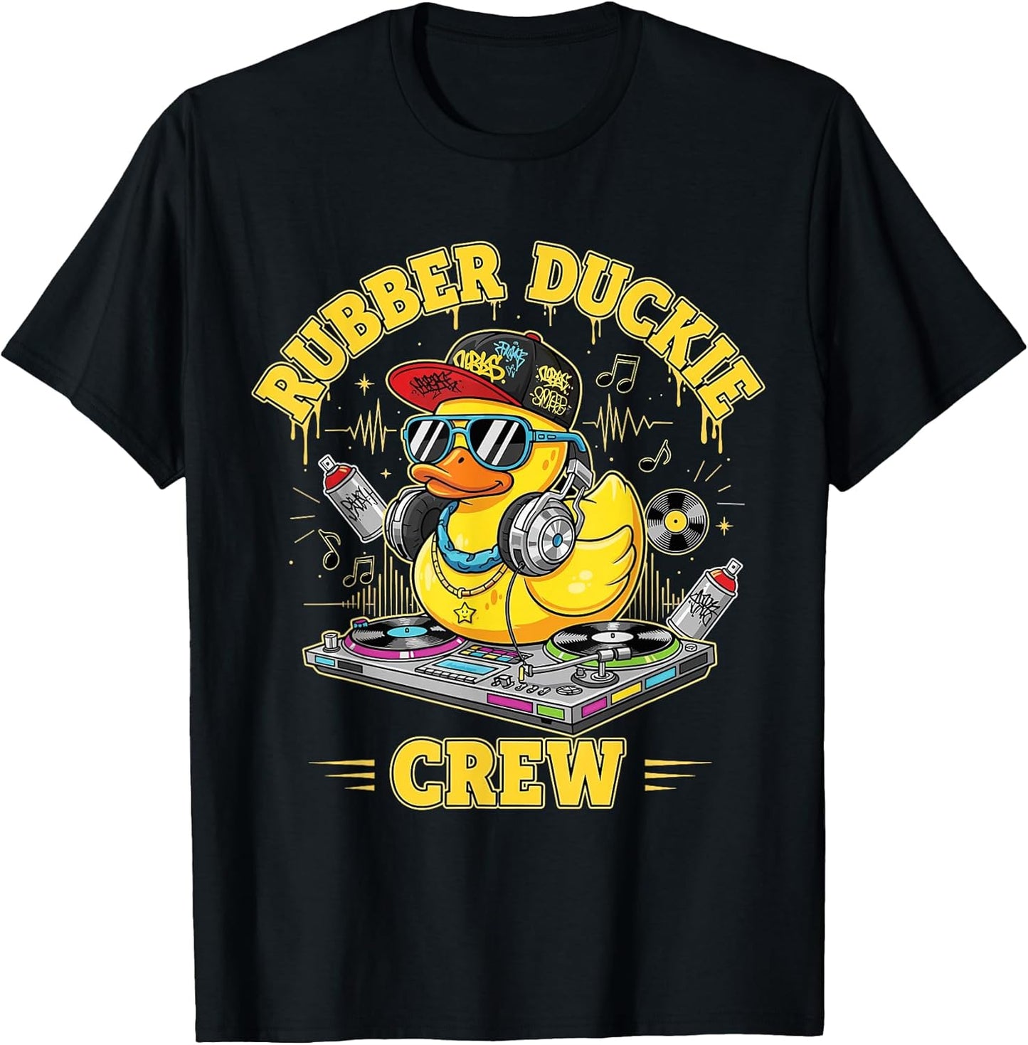 Funny Hip Hop Rubber Duck DJ Rap Designs