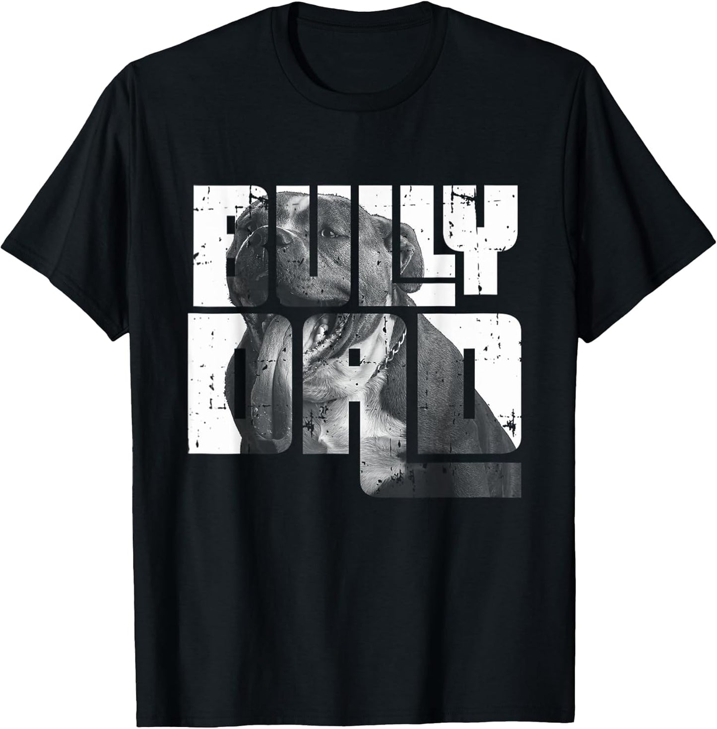 Dogs Lover American Bully Dad Cool Bully Dog Gifts Pet Owner T-Shirt for Men Women