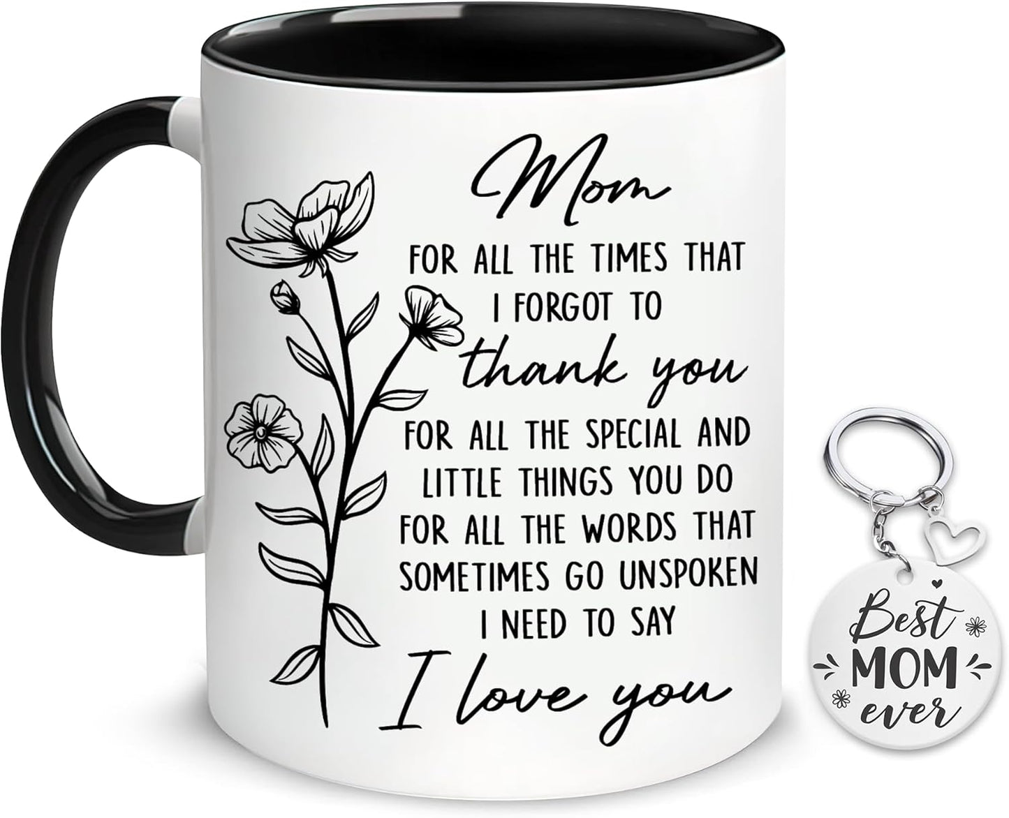 Hyturtle Mom Coffee Mug 11oz - Sentimental Gift for Mom - Birthday, Mothers Day, Christmas
