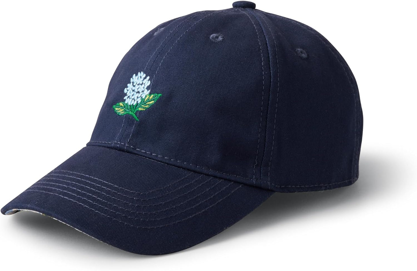 Women's Baseball Hat, 7" Brim, Classic Six-Panel Print Cap with Adjustable Strap