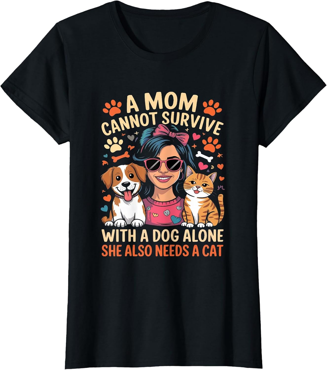 Dog and Cat Mom Apparel Customed For Fur Pet Moms