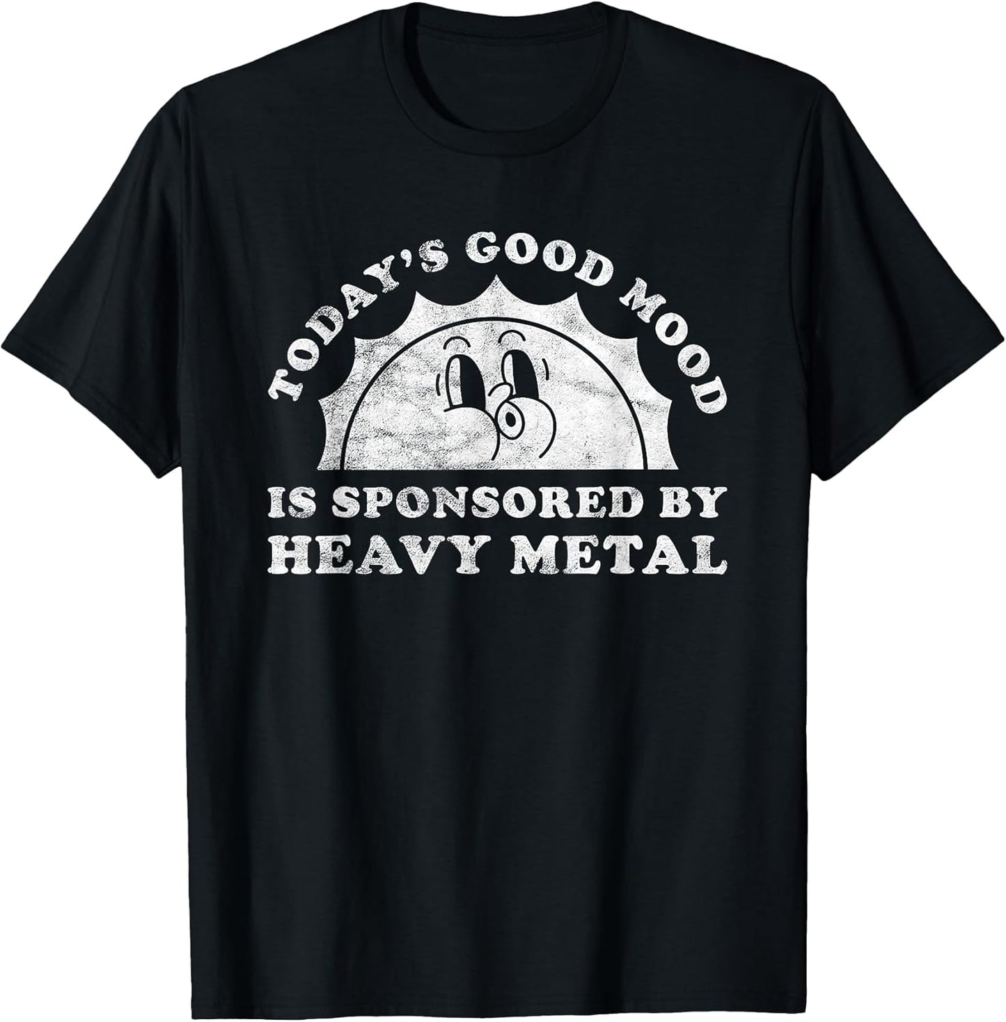 Funny Cute Vintage Retro Heavy Metal or Heavy Metal T-Shirt Small