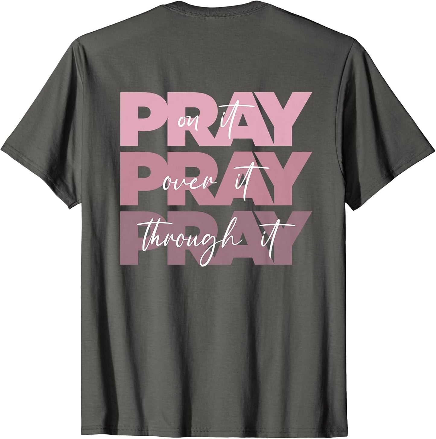 Christian Motivational Prayer Typography Text Art