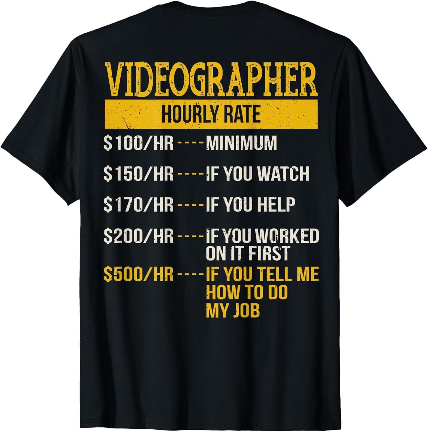 Funny Videographer Gifts T Shirts