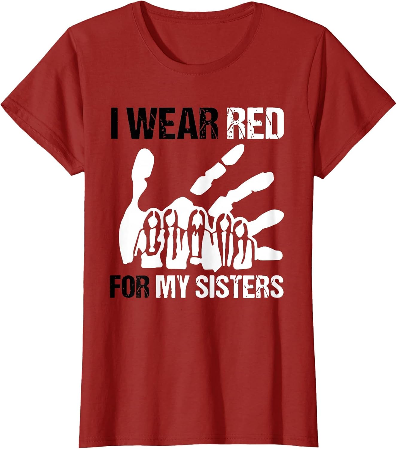 I Wear Red For My Sisters Indigenous By Merch
